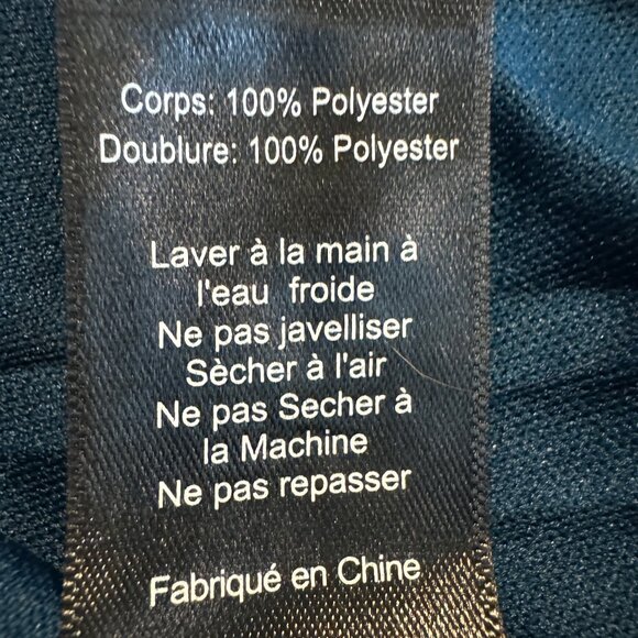 Beautiful! NWT LUSH Teal Blue Green Lace Midi Dress Size Large - Picture 12 of 16